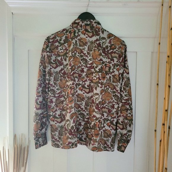 Braemar Petites Print Blouse, sz Large Petite - Picture 3 of 16